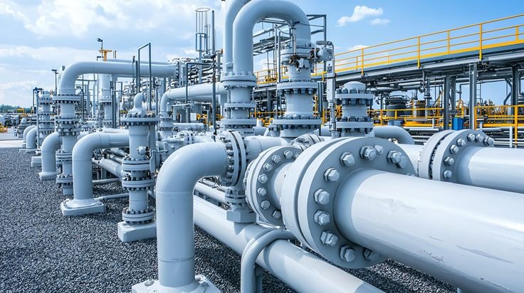 Industrial pipeline equipment and processing infrastructure